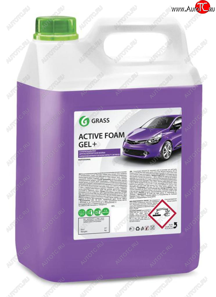2 449 р. Шампунь для бесконтактной мойки 6кг Active Foam GEL+ GRASS GRASS 113181  с доставкой в г. Вологда