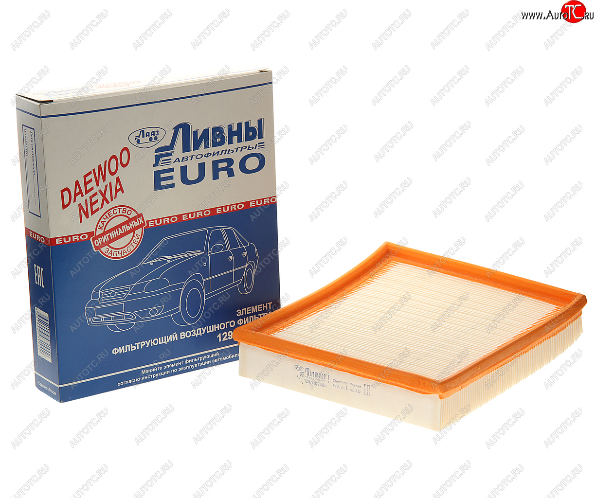 276 р. Фильтр воздушный DAEWOO Nexia,Espero OPEL Kadett E Ливны ЛИВНЫ 129.1109080  с доставкой в г. Вологда