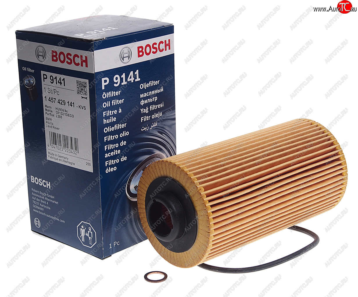 919 р. Фильтр масляный BMW E38/53 X5 BOSCH BOSCH 1457429141 BOSCH 1457429141  с доставкой в г. Вологда