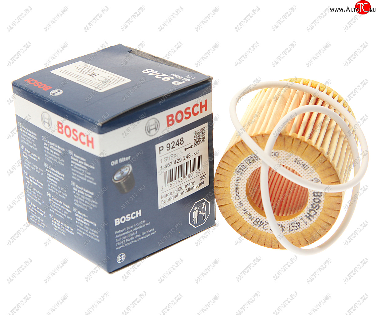 599 р. Фильтр масляный OPEL Astra H (04-) BOSCH BOSCH 1457429248  с доставкой в г. Вологда