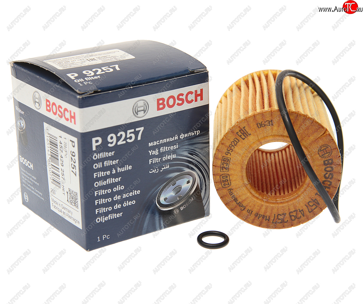 629 р. Фильтр масляный FORD Mondeo 3 (00-),4 (07-) (2.3) MAZDA 6 (02-) BOSCH BOSCH 1457429257 BOSCH 1457429257  с доставкой в г. Вологда