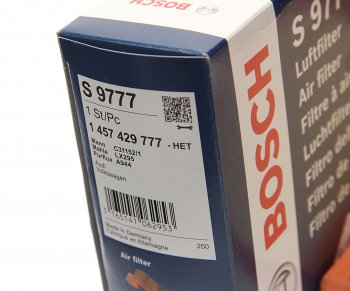 1 049 р. Фильтр воздушный VW AUDI (замена для 1457433704) BOSCH BOSCH 1457429777  с доставкой в г. Вологда. Увеличить фотографию 2