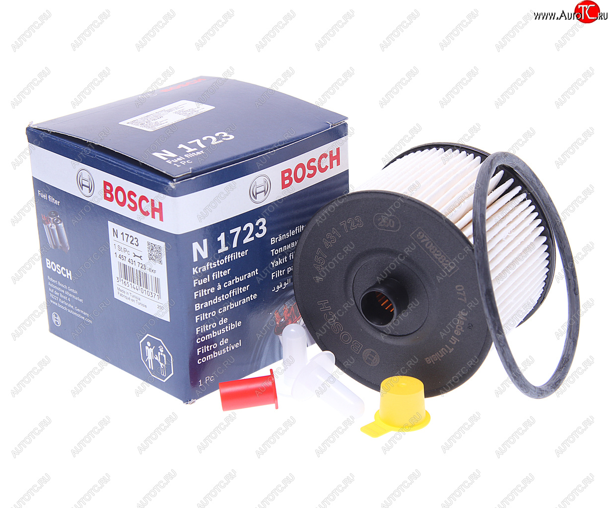 1 299 р. Фильтр топливный FORD Focus PEUGEOT 307,308,407 (TDI) BOSCH BOSCH 1457431723 BOSCH 1457431723  с доставкой в г. Вологда