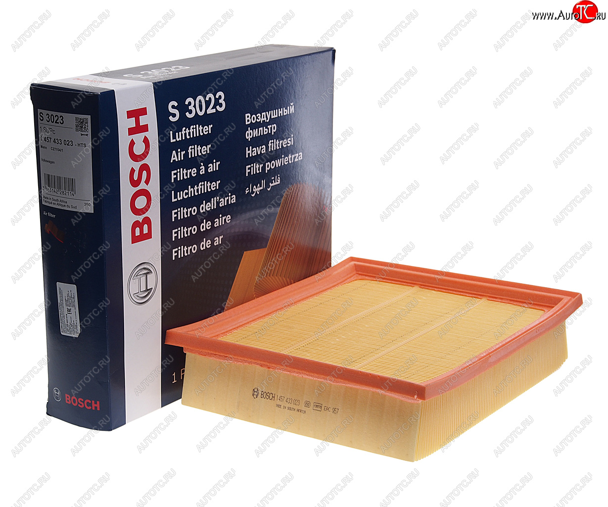 799 р. Фильтр воздушный VW Golf 3,Vento (91-99) BOSCH BOSCH 1457433023  с доставкой в г. Вологда