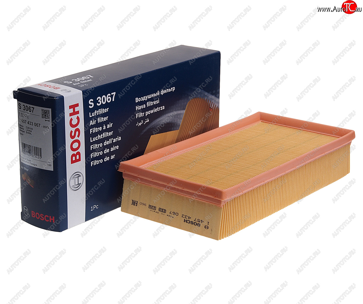 1 569 р. Фильтр воздушный BMW X5 (E53) BOSCH BOSCH 1457433067 BOSCH 1457433067  с доставкой в г. Вологда