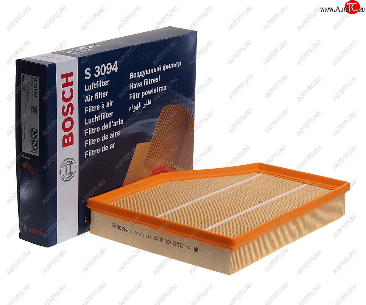 1 699 р. Фильтр воздушный BMW 5 (E60,E61),6 (E63),Z4 (E86) (2.0-3.5) BOSCH BOSCH 1457433094  с доставкой в г. Вологда