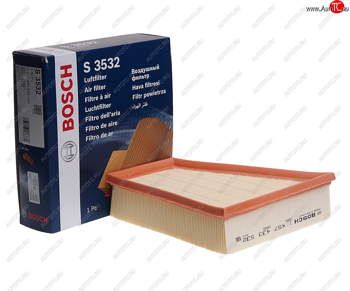989 р. Фильтр воздушный BOSCH BOSCH 1457433532  с доставкой в г. Вологда