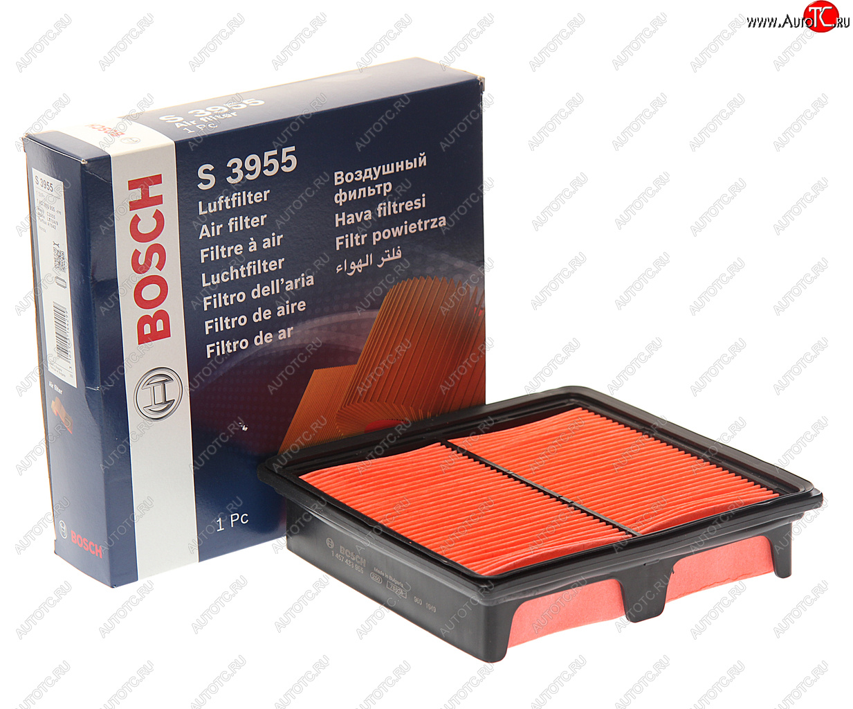 999 р. Фильтр воздушный HONDA Civic (95-) BOSCH BOSCH 1457433955 BOSCH 1457433955  с доставкой в г. Вологда