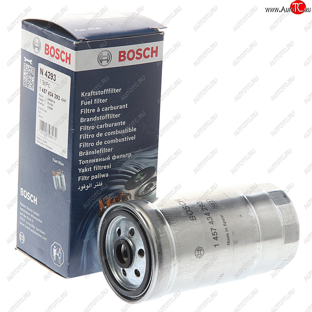 1 369 р. Фильтр топливный FIAT Brava (98-01) BOSCH BOSCH 1457434293 BOSCH 1457434293  с доставкой в г. Вологда