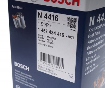1 219 р. Фильтр топливный MERCEDES C (W203) BOSCH BOSCH 1457434416 BOSCH 1457434416  с доставкой в г. Вологда. Увеличить фотографию 3