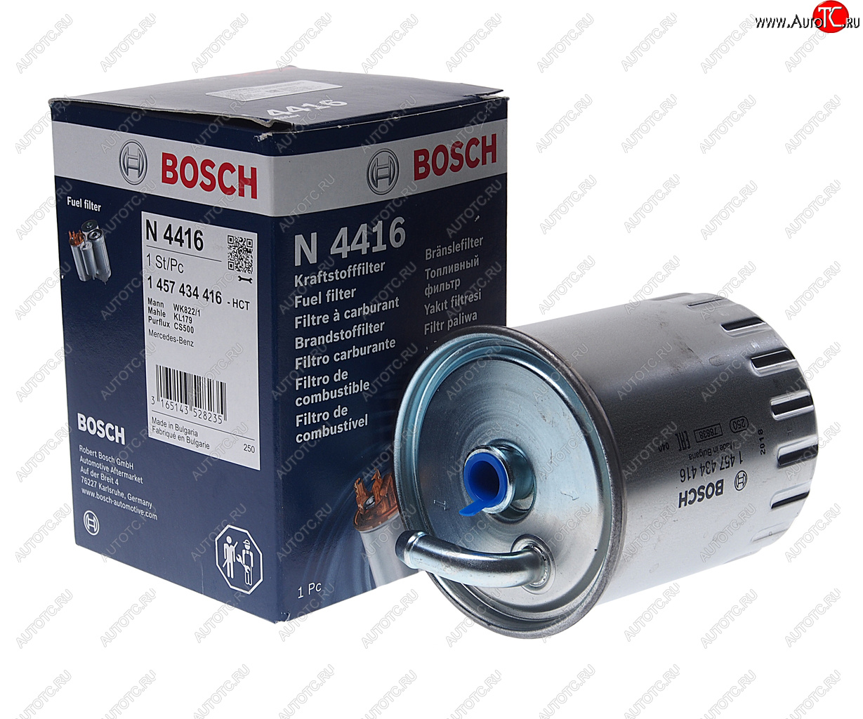 1 219 р. Фильтр топливный MERCEDES C (W203) BOSCH BOSCH 1457434416 BOSCH 1457434416  с доставкой в г. Вологда