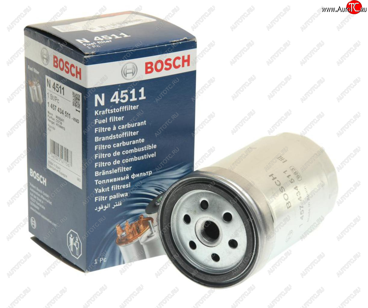 1 359 р. Фильтр топливный HYUNDAI Porter 2 дв.D4CB,Tucson (2.0 D) KIA Ceed,Sportage (2.0 D) BOSCH BOSCH 1457434511  с доставкой в г. Вологда