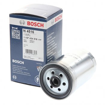 2 189 р. Фильтр топливный HYUNDAI Sonata NF,Santa Fe (06-),Getz KIA Rio (05-),Magentis BOSCH BOSCH 1457434516 BOSCH 1457434516  с доставкой в г. Вологда. Увеличить фотографию 2