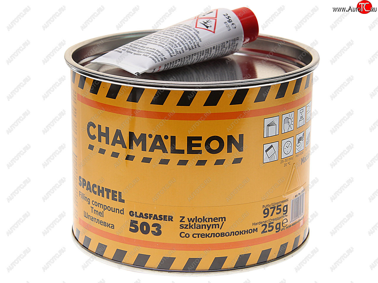 1 079 р. Шпатлевка со стекловолокном 1кг CHAMAELEON CHAMAELEON 15035  с доставкой в г. Вологда