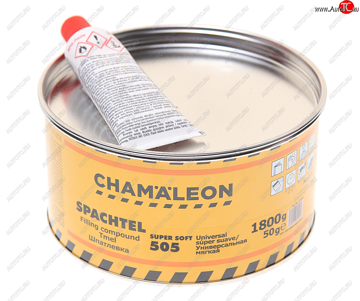 1 789 р. Шпатлевка универсальная мягкая с отвердителем 1.85кг CHAMAELEON CHAMAELEON 15056 CHAMAELEON 15056  с доставкой в г. Вологда