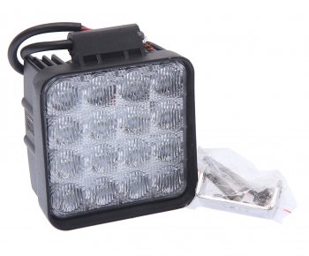 Фара рабочего света 110х138х70мм 48Вт (16 светодиодов) (рассеянный свет) LED LT LED TECHNOLOGY 1548sf (emc)