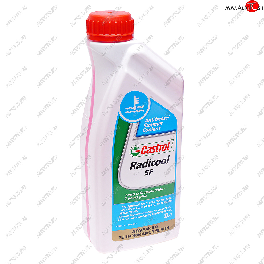 1 429 р. Антифриз красный -76C концентрат 1л Radicool SF CASTROL CASTROL 155fa2  с доставкой в г. Вологда