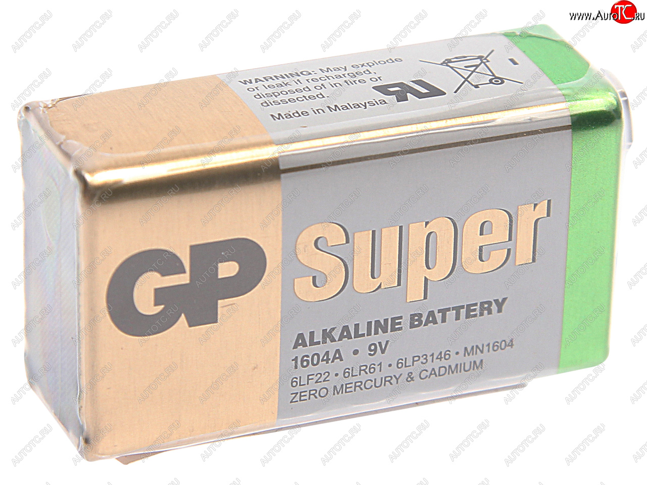 399 р. Батарейка KRONA 6LR61 9V термопленка 1шт. GP GP 1604a-s1  с доставкой в г. Вологда