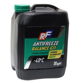 Антифриз зеленый -40C 10кг G11 RUSEF RUSEFF 17464n RUSEFF 17464n