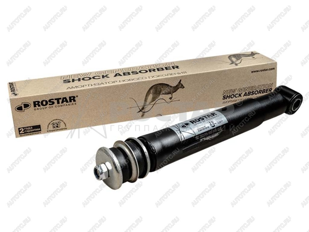 5 399 р. Амортизатор MAN TGA передний (410670 14х75 24х55 IO) ROSTAR ROSTAR 180-2905005-600  с доставкой в г. Вологда