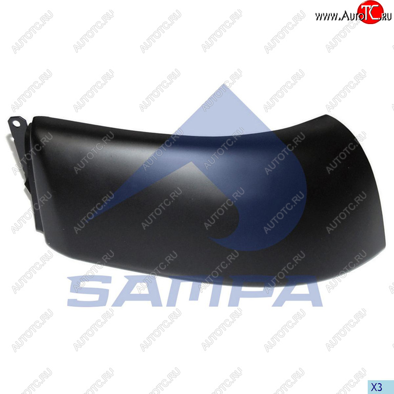 2 189 р. Бампер VOLVO FH 2V правая часть (металл) SAMPA SAMPA 18300263  с доставкой в г. Вологда