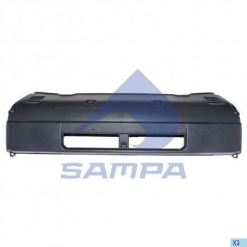 Бампер SCANIA 114,124,144,R series центральная часть SAMPA SAMPA 18400010