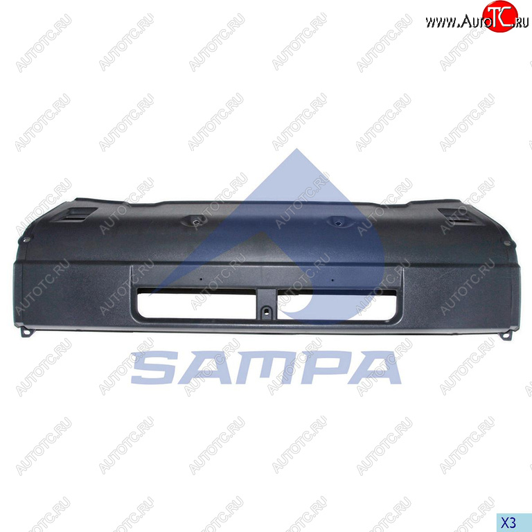 3 099 р. Бампер SCANIA 114,124,144,R series центральная часть SAMPA SAMPA 18400010  с доставкой в г. Вологда