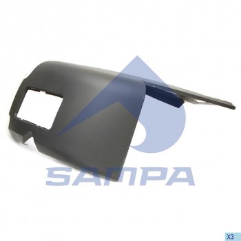 Бампер SCANIA 114,124,144,R series правая часть SAMPA SAMPA 18400012