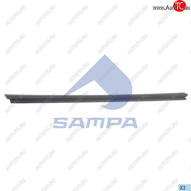 999 р. Уплотнитель стекла SCANIA 4,P,R,T двери SAMPA SAMPA 18400118  с доставкой в г. Вологда