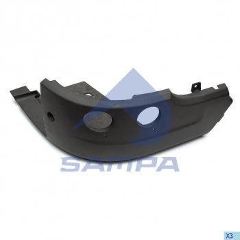 Бампер SCANIA передний правая часть SAMPA SAMPA 18400284 SAMPA 18400284