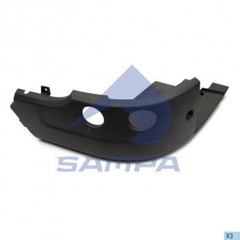 Бампер SCANIA передний левая часть SAMPA SAMPA 18400286