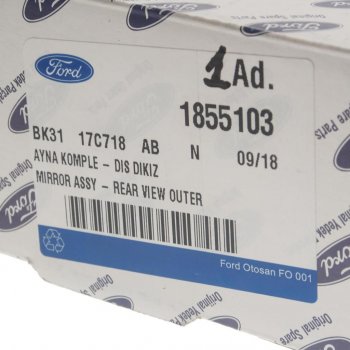 3 899 р. Элемент зеркальный FORD Transit (14-) левый (дополнительный) OE FORD 1855103  с доставкой в г. Вологда. Увеличить фотографию 4