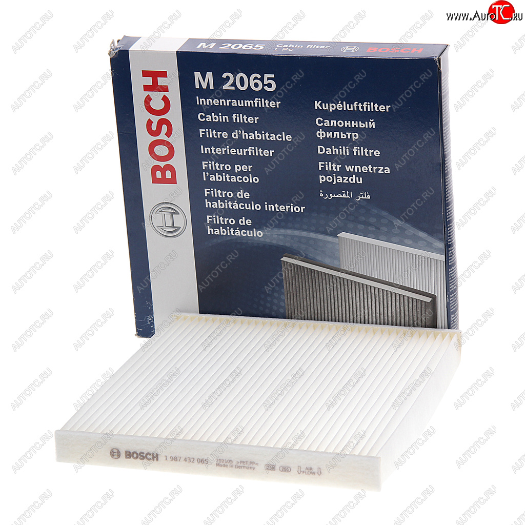 929 р. Фильтр воздушный салона PEUGEOT Boxer CITROEN Jumper (06-) FIAT Ducato BOSCH BOSCH 1987432065 BOSCH 1987432065  с доставкой в г. Вологда