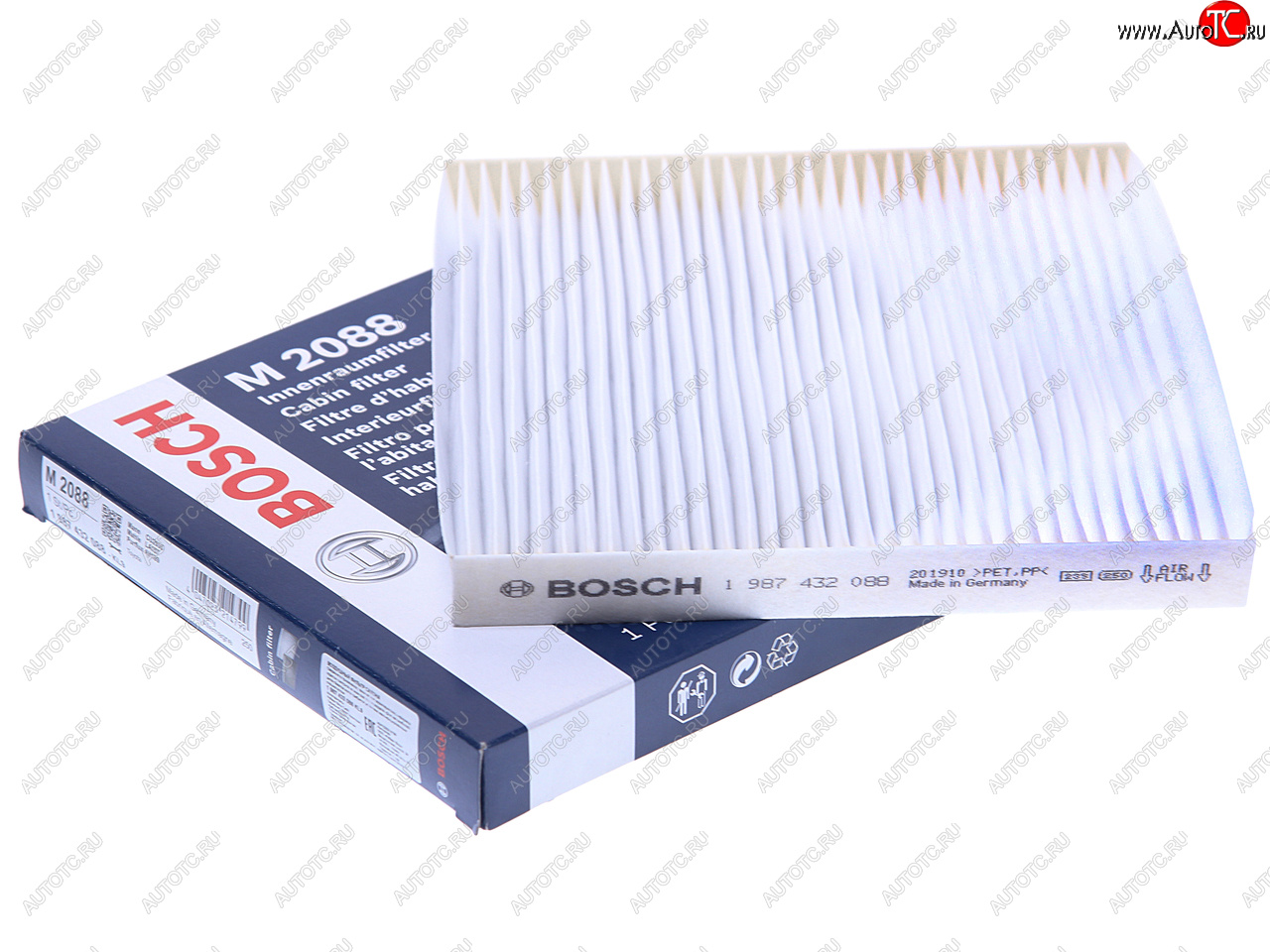 649 р. Фильтр воздушный салона TOYOTA Avensis (03-),Corolla (02-),Rav 4 BOSCH BOSCH 1987432088 BOSCH 1987432088  с доставкой в г. Вологда