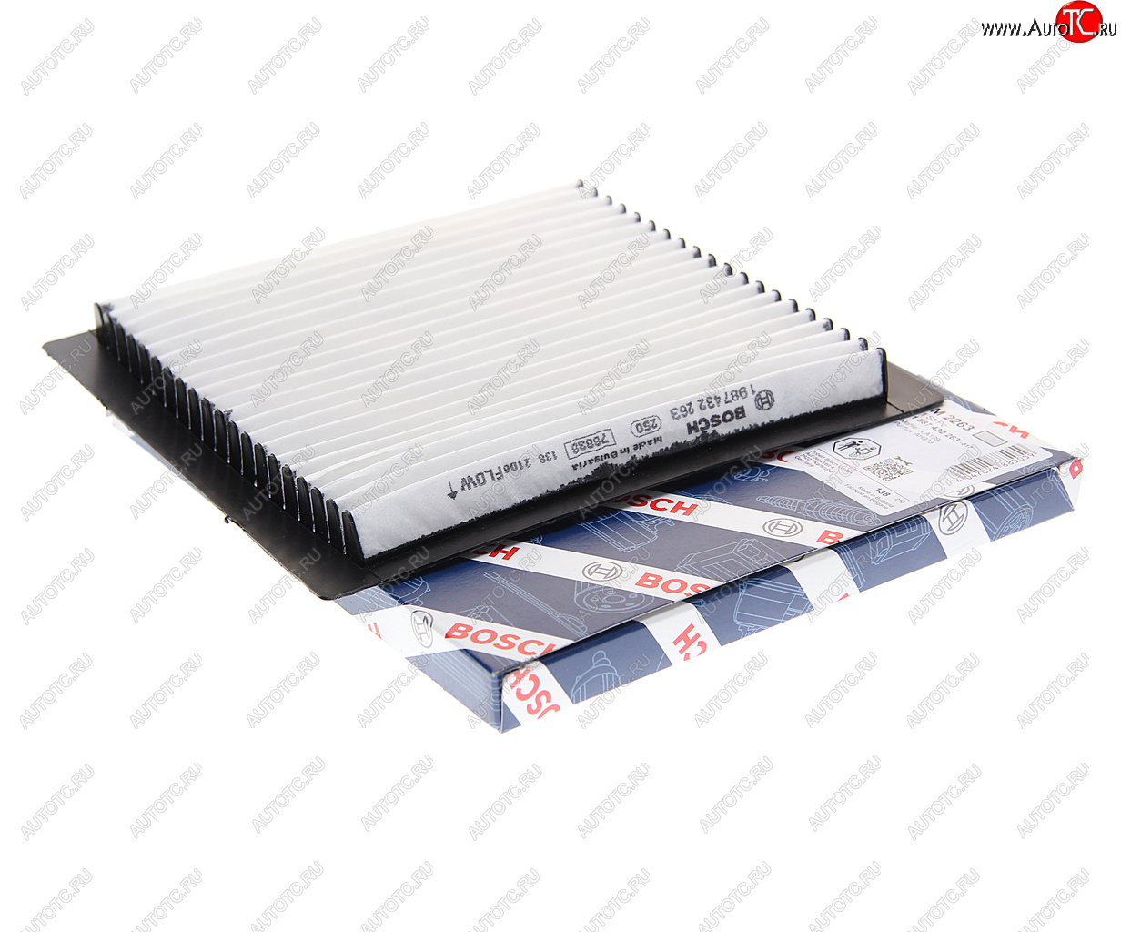 589 р. Фильтр воздушный салона TOYOTA Highlander (03-) LEXUS GS,IS,RX (97-) BOSCH BOSCH 1987432263 BOSCH 1987432263  с доставкой в г. Вологда