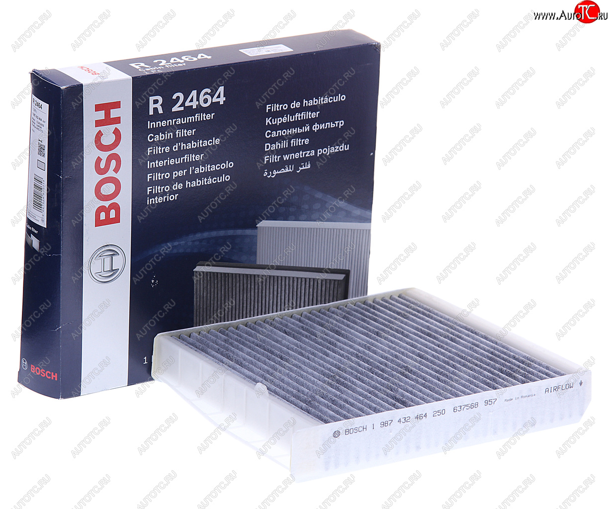 2 379 р. Фильтр воздушный салона VOLVO S60,S80,XC90 угольный BOSCH BOSCH 1987432464 BOSCH 1987432464  с доставкой в г. Вологда
