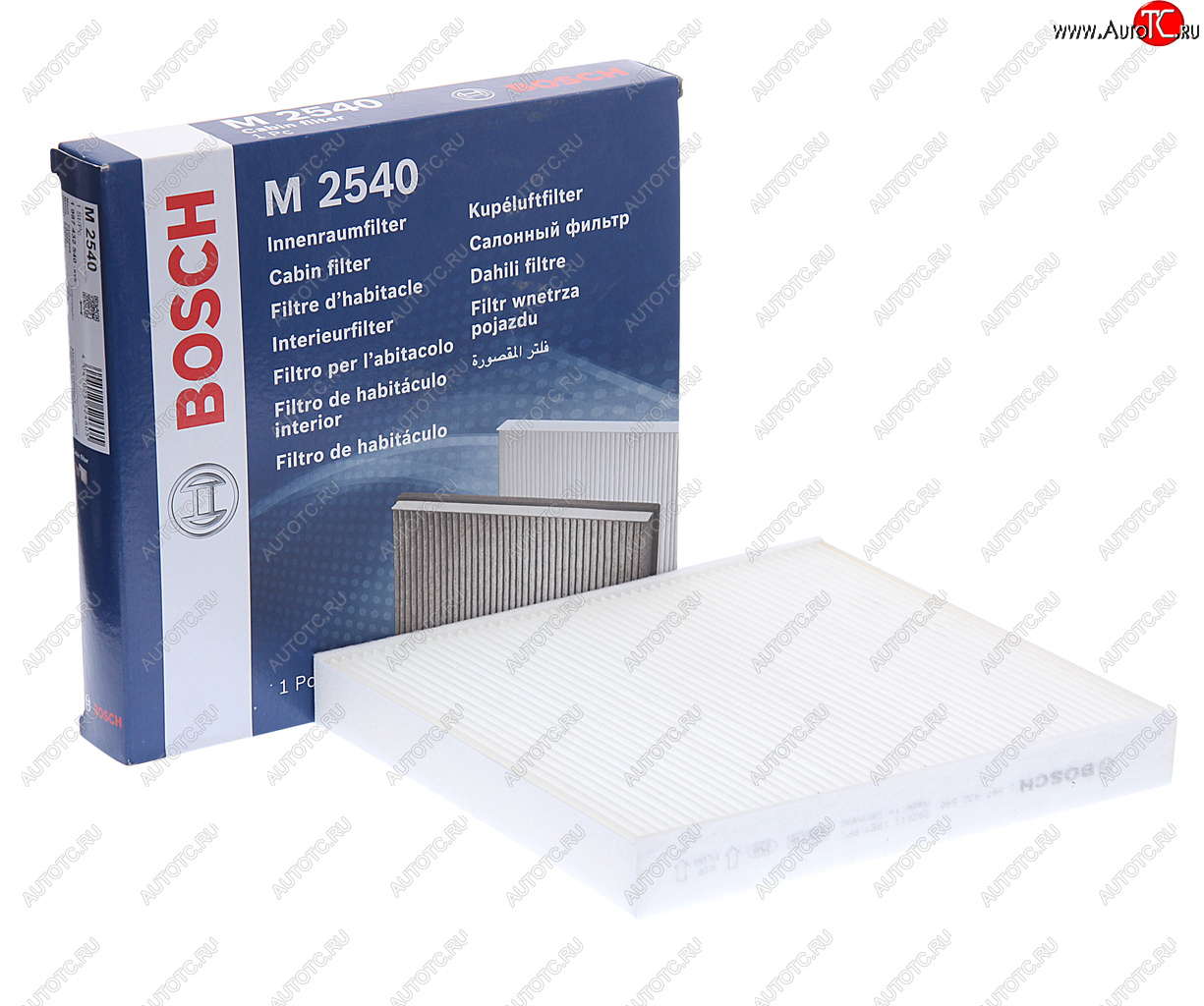 1 099 р. Фильтр воздушный салона VW Golf AUDI A3 (12-) BOSCH BOSCH 1987432540 BOSCH 1987432540  с доставкой в г. Вологда