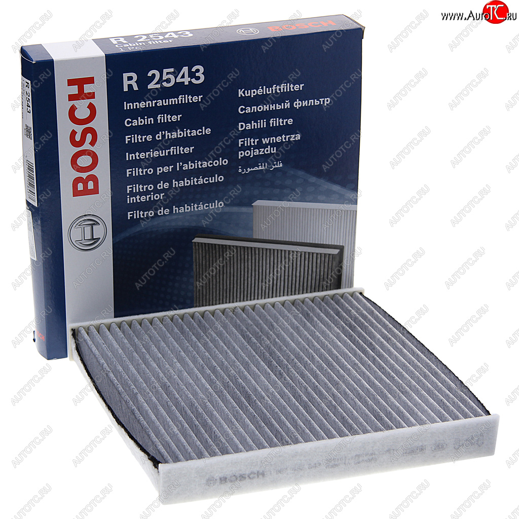 1 299 р. Фильтр воздушный салона VW Golf 7 AUDI A3 (13-) SKODA Octavia (13-) угольный BOSCH BOSCH 1987432543  с доставкой в г. Вологда
