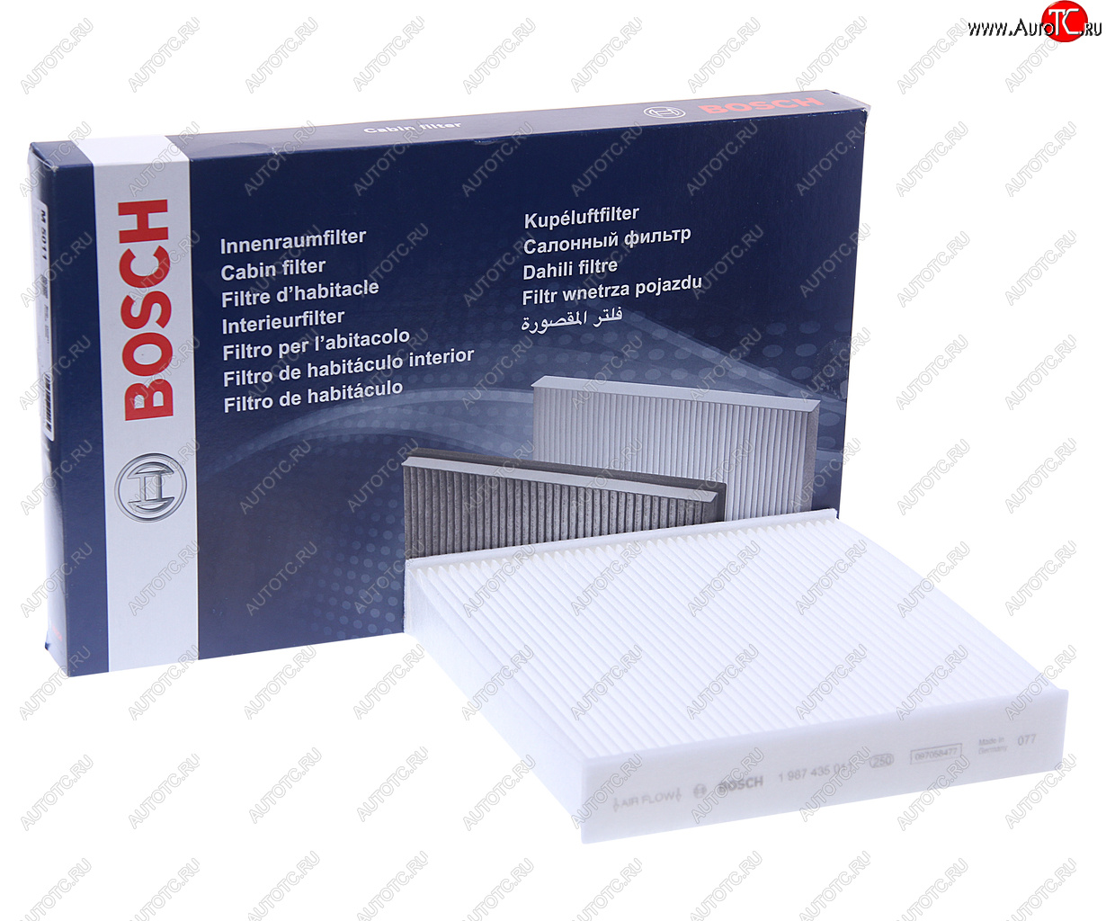 839 р. Фильтр воздушный салона ЛАДА Vesta,X-Ray RENAULT Logan,Sandero (14-) BOSCH BOSCH 1987435011 BOSCH 1987435011  с доставкой в г. Вологда