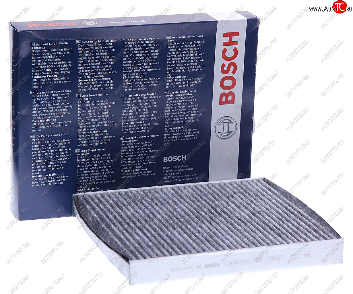 1 329 р. Фильтр воздушный салона OPEL Astra G (98-05),H (07-09) угольный BOSCH BOSCH 1987435515 BOSCH 1987435515  с доставкой в г. Вологда