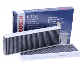 Фильтр воздушный салона PEUGEOT Partner (08-),3008 CITROEN Berlingo (08-) угольный (2шт.) BOSCH BOSCH 1987435522
