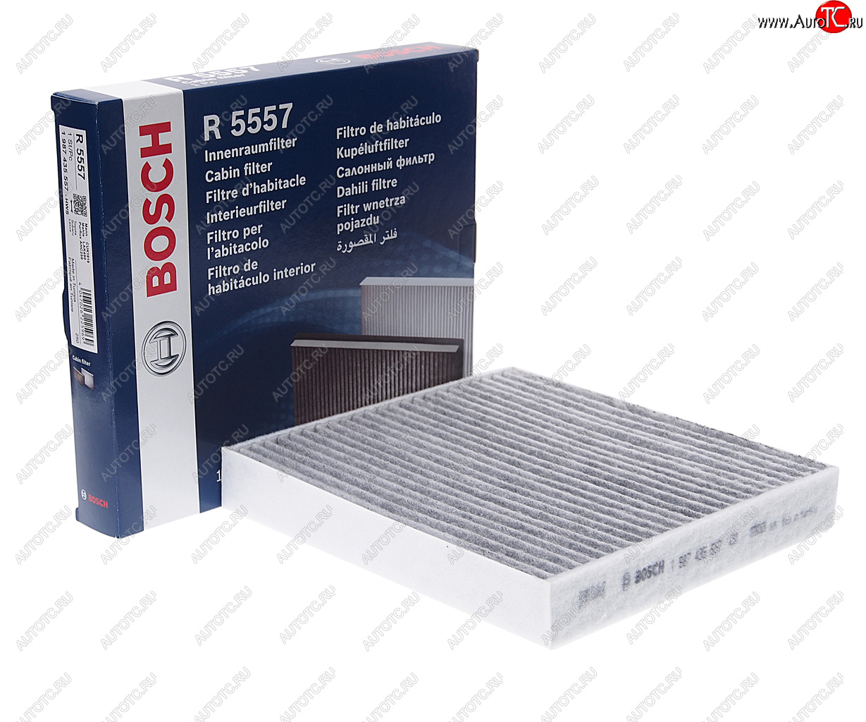 1 339 р. Фильтр воздушный салона TOYOTA Auris (12-),Corolla,Hilux (05-) угольный BOSCH BOSCH 1987435557  с доставкой в г. Вологда