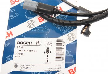 949 р. Датчик износа тормозных колодок BMW X5 (E70),X6 (E71) задний BOSCH BOSCH 1987473026  с доставкой в г. Вологда. Увеличить фотографию 2