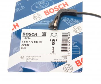 1 039 р. Датчик износа тормозных колодок BMW X5 (E70),X6 (E71) передний BOSCH BOSCH 1987473027  с доставкой в г. Вологда. Увеличить фотографию 2