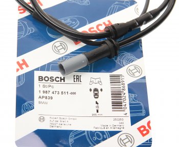 1 229 р. Датчик износа тормозных колодок BMW X3 (F25) передний (1шт.) BOSCH BOSCH 1987473511  с доставкой в г. Вологда. Увеличить фотографию 2