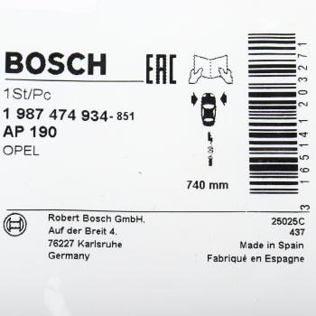 1 449 р. Датчик износа тормозных колодок OPEL Omega B (94-01) передний BOSCH BOSCH 1987474934  с доставкой в г. Вологда. Увеличить фотографию 6