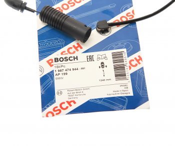 899 р. Датчик износа тормозных колодок BMW 3 (E46) задний (1шт.) BOSCH BOSCH 1987474944  с доставкой в г. Вологда. Увеличить фотографию 2