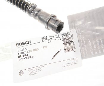 1 339 р. Шланг тормозной MERCEDES S (W220) задний левыйправый BOSCH BOSCH 1987476950  с доставкой в г. Вологда. Увеличить фотографию 2