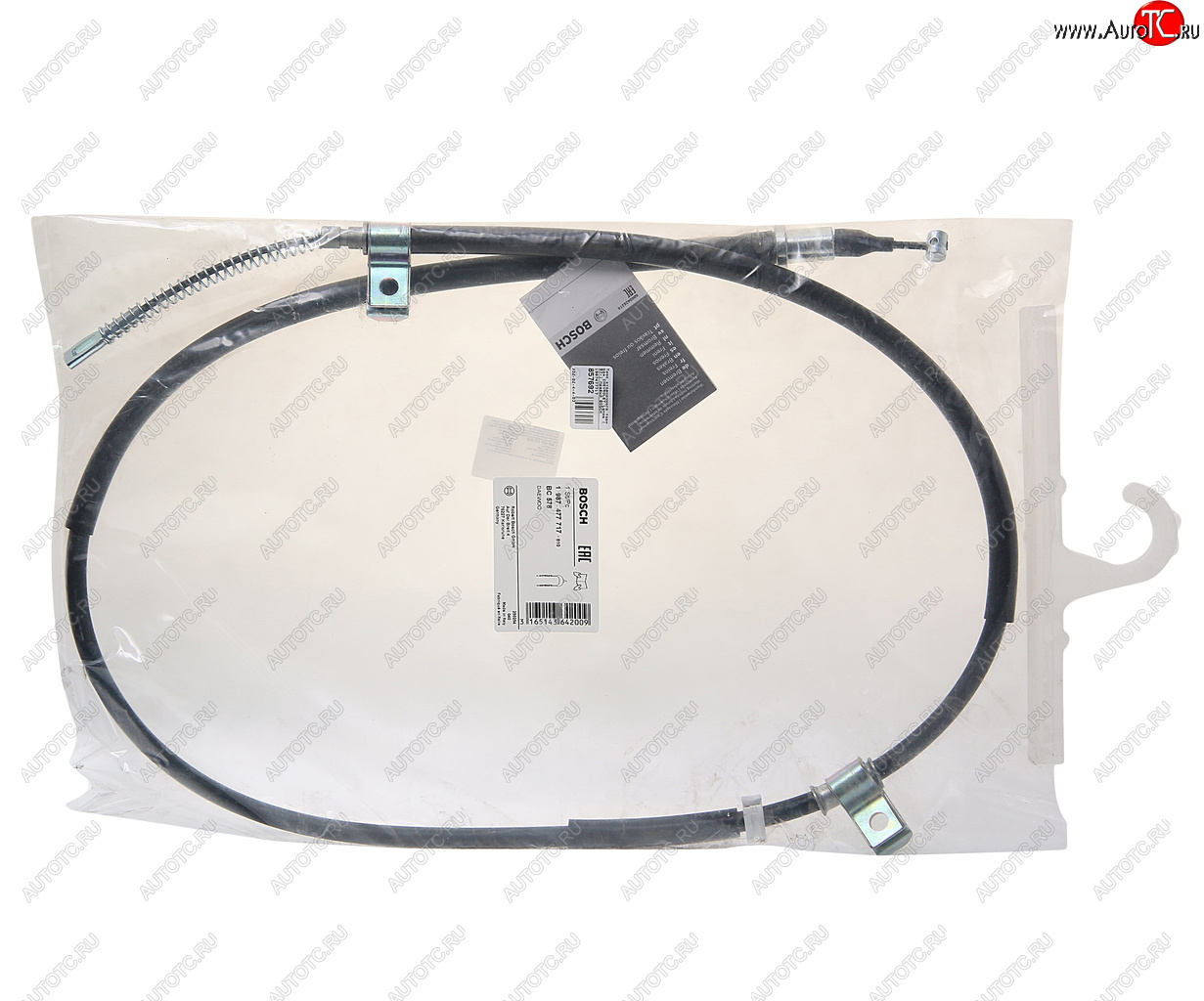 2 499 р. Трос стояночного тормоза CHEVROLET Lanos (97-) правый BOSCH BOSCH 1987477717  с доставкой в г. Вологда
