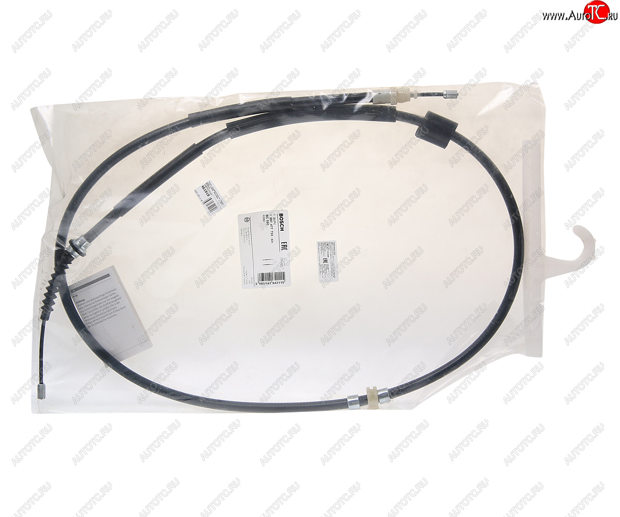 2 249 р. Трос стояночного тормоза FORD Mondeo (-07) BOSCH BOSCH 1987477733 BOSCH 1987477733  с доставкой в г. Вологда